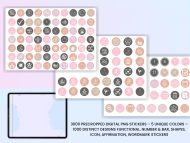 All-In-One Digital Planner 2025 2026 2027 Undated, Daily Weekly Monthly Goodnotes iPad Planner With Hyperlinks, Calendar, Journal Templates - Image 9