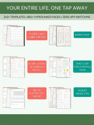 All-In-One Ultimate Digital Planner 2026–2027 Undated - Image 4