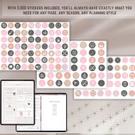 Simple Minimalist Digital Planner | Undated Digital Planner | Daily Planner, Weekly Planner, Monthly, Yearly | Goodnotes&iPad | Hyperlinked - Image 9