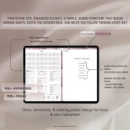 Simple Minimalist Digital Planner | Undated Digital Planner | Daily Planner, Weekly Planner, Monthly, Yearly | Goodnotes&iPad | Hyperlinked - Image 6