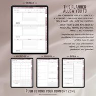 Simple Minimalist Digital Planner | Undated Digital Planner | Daily Planner, Weekly Planner, Monthly, Yearly | Goodnotes&iPad | Hyperlinked - Image 4