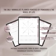 Simple Minimalist Digital Planner | Undated Digital Planner | Daily Planner, Weekly Planner, Monthly, Yearly | Goodnotes&iPad | Hyperlinked - Image 7