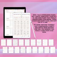 ADHD Digital Planner, Rainbow ADHD Planner 2026 2027 2028, GoodNotes Planner, Daily, Weekly & Monthly Planner, Hyperlinked, Instant Download - Image 5