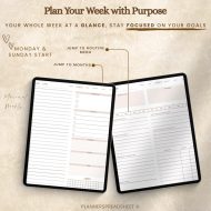 2026 ADHD Digital Planner, Neurodivergent-Friendly Daily, Weekly & Monthly Planner, GoodNotes, iPad,  Android Compatible, Self-Care Planner - Image 8