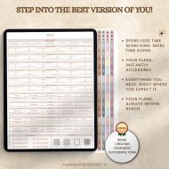 2026 ADHD Digital Planner, Neurodivergent-Friendly Daily, Weekly & Monthly Planner, GoodNotes, iPad,  Android Compatible, Self-Care Planner - Image 4