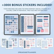 All-In-One Digital Planner 2026 2027 2028, Daily Weekly Monthly iPad GoodNotes Planner, Hyperlinked ADHD Friendly Planner, iPad Planner - Image 7