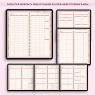 All-in-One Friendly Digital Planner 2026 2027 2028, Aesthetic iPad GoodNotes Planner, Daily Weekly Monthly Hyperlinked Planner, iPad Planner - Image 6
