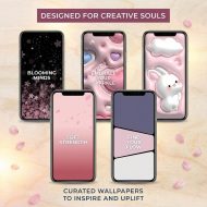 ADHD Affirmation Phone Wallpapers Bundle, Growth Mindset Lock Screen, Home Screen, Cute Calm Pastel Backgrounds, iPhone & Android Download - Image 5