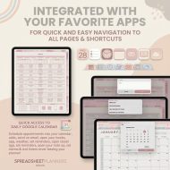 All-In-One Digital Planner 2026 2027 2028 2029, iPad GoodNotes Planner, Daily Weekly Monthly Hyperlinked ADHD-Friendly Planner, ADHD Planner - Image 6