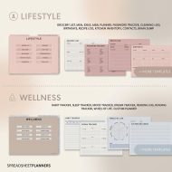 All-In-One Digital Planner 2026, iPad GoodNotes Planner, Daily Weekly Monthly Hyperlinked ADHD-Friendly Life Planner, Fitness Planner, Goal - Image 9
