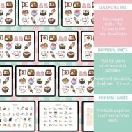Everyday Life Digital Stickers for Planners, 100 Kawaii Stickers for GoodNotes, Daily Life & Aesthetic Planner Stickers (Instant Download) - Image 2