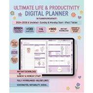 All-in-One Digital Planner 2025–2026 & Undated, Digital Planner and Journal, GoodNotes and Notability iPad Planner, Hyperlinked Cute Planner