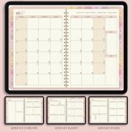All-In-One Life Digital Planner 2025 2026 2027, Aesthetic iPad GoodNotes Planner, Hyperlinked Daily Weekly Monthly Planner, ADHD Friendly - Image 3