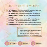 All-in-one Digital Planner 2026, Hyperlinked Trackers For GoodNotes, iPad Digital Download, Calendar, Task & Goal Tracker, Journal Notes - Image 11