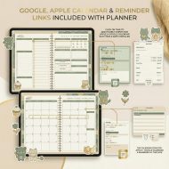 All-In-One Digital Planner 2026, Undated, Daily Weekly Monthly iPad GoodNotes Planner, Hyperlinked ADHD-Friendly Planner, Goal Setter, Tasks - Image 5