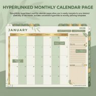 All-In-One Digital Planner 2026, Undated, Daily Weekly Monthly iPad GoodNotes Planner, Hyperlinked ADHD-Friendly Planner, Goal Setter, Tasks - Image 6