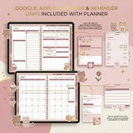 All-in-One Digital Planner 2026 • ADHD-Friendly Life Organizer • Daily Weekly Monthly Planner PDF • iPad GoodNotes Template • Notability - Image 4