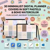 Hyperlinked All-in-one Digital Planner, 2026 ADHD Organizer, GoodNotes Digital Download, iPad Compatible, Monthly Calendar, Cute Stickers - Image 9