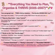 All-In-One Digital Planner 2026 2027 2028, Daily Weekly Monthly iPad GoodNotes Planner, Hyperlinked ADHD Friendly Planner, GoodNotes Planner - Image 2