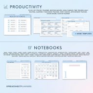 All-In-One Digital Planner 2026 2027 2028, Daily Weekly Monthly iPad GoodNotes Planner, Hyperlinked ADHD Friendly Planner, iPad Planner - Image 9