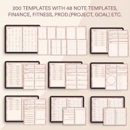All-in-One Friendly Digital Planner 2026 2027 2028, Aesthetic iPad GoodNotes Planner, Daily Weekly Monthly Hyperlinked Planner, iPad Planner - Image 5