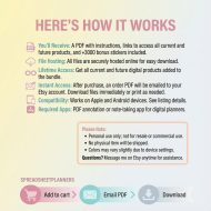 All-In-One Digital Planner 2026 Undated, Daily Weekly Monthly iPad GoodNotes Planner, Hyperlinked ADHD-Friendly Goal Setter, Cloud Dancer - Image 11