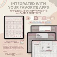 All-In-One Digital Planner 2026, iPad GoodNotes Planner, Daily Weekly Monthly Hyperlinked ADHD-Friendly Life Planner, Fitness Planner, Goal - Image 6