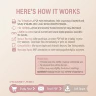 All-In-One Digital Planner 2026, iPad GoodNotes Planner, Daily Weekly Monthly Hyperlinked ADHD-Friendly Life Planner, Fitness Planner, Goal - Image 11