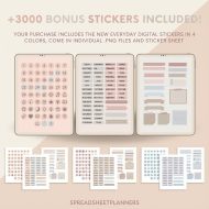 All-In-One Digital Planner 2026, iPad GoodNotes Planner, Daily Weekly Monthly Hyperlinked ADHD-Friendly Life Planner, Fitness Planner, Goal - Image 10