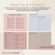 All-In-One Digital Planner 2026, iPad GoodNotes Planner, Daily Weekly Monthly Hyperlinked ADHD-Friendly Life Planner, Fitness Planner, Goal - Image 7