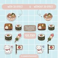 Everyday Life Digital Stickers for Planners, 100 Kawaii Stickers for GoodNotes, Daily Life & Aesthetic Planner Stickers (Instant Download) - Image 4