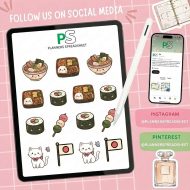 Everyday Life Digital Stickers for Planners, 100 Kawaii Stickers for GoodNotes, Daily Life & Aesthetic Planner Stickers (Instant Download) - Image 3