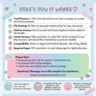 All-in-One Digital Planner 2025–2026 & Undated, Digital Planner and Journal, GoodNotes and Notability iPad Planner, Hyperlinked Cute Planner - Image 7