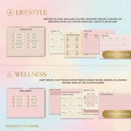 All-in-one Digital Planner 2026, Hyperlinked Trackers For GoodNotes, iPad Digital Download, Calendar, Task & Goal Tracker, Journal Notes - Image 7