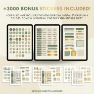 All-In-One Digital Planner 2026, Undated, Daily Weekly Monthly iPad GoodNotes Planner, Hyperlinked ADHD-Friendly Planner, Goal Setter, Tasks - Image 10